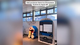 Watch: Travel Vlogger Gives Inside Look At Doraemon-Themed Train Station In Japan