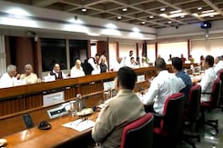 Amit Shah Reviews Security Along Indo-Pak Border, Airports With Top Officials Amit Shah Reviews Security Along Indo-Pak Border, Airports With Top Officials