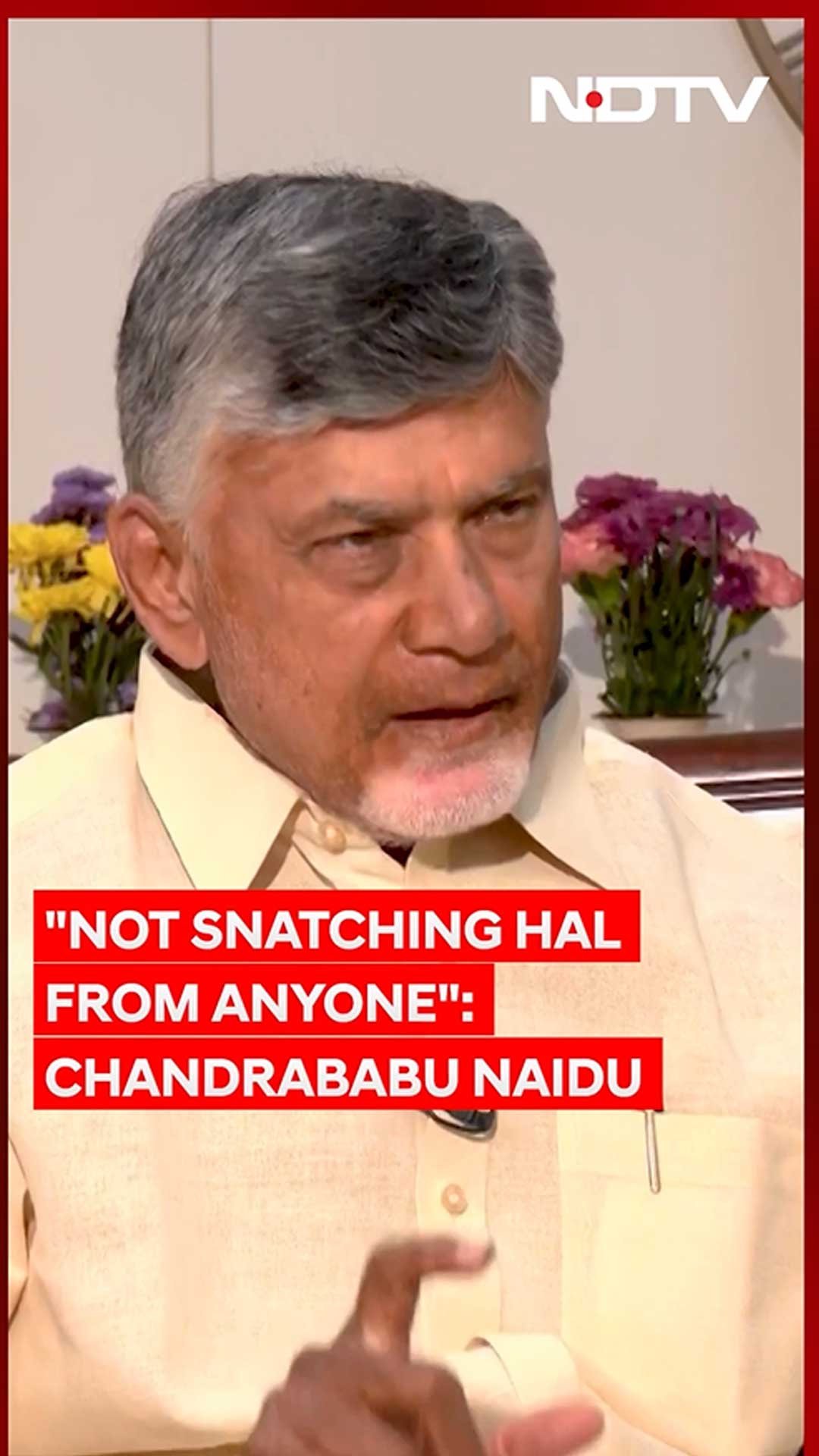 "Not Snatching HAL From Anyone": Chandrababu Naidu