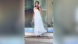 Janhvi Kapoor Takes The Sustainable Summer Dressing Path In A White Lace Maxi