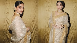 Sonam Kapoor Sparkles A Little More Than Usual In A Glistening Tissue Saree