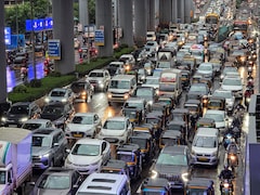 In Pics: Waterlogging, Traffic Chaos As Heavy Rain Lashes Mumbai