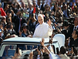First US Pope Leo XIV Takes To Popemobile Ahead Of Inaugural Mass First US Pope Leo XIV Takes To Popemobile Ahead Of Inaugural Mass