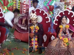 मंच पर नोट उछाल रहे थे रिश्तेदार तभी हुआ हादसा, कुर्सी सहित पलट गई दुल्हन, दूल्हे का रिएक्शन देख लोग बोले- ये क्या साथ निभाएगा मंच पर नोट उछाल रहे थे रिश्तेदार तभी हुआ हादसा, कुर्सी सहित पलट गई दुल्हन, दूल्हे का रिएक्शन देख लोग बोले- ये क्या साथ निभाएगा