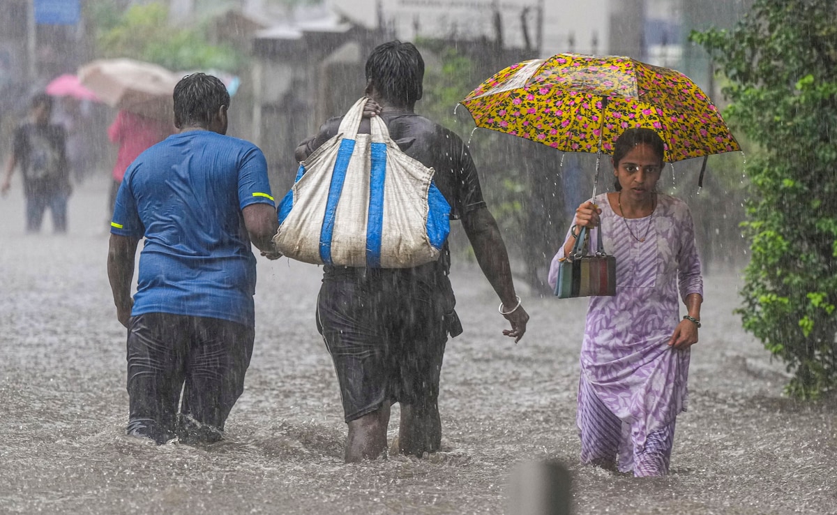 Train services on Harbour line were affected due to waterlogging on the tracks at Masjid station. Train services on Harbour line were affected due to waterlogging on the tracks at Masjid station.