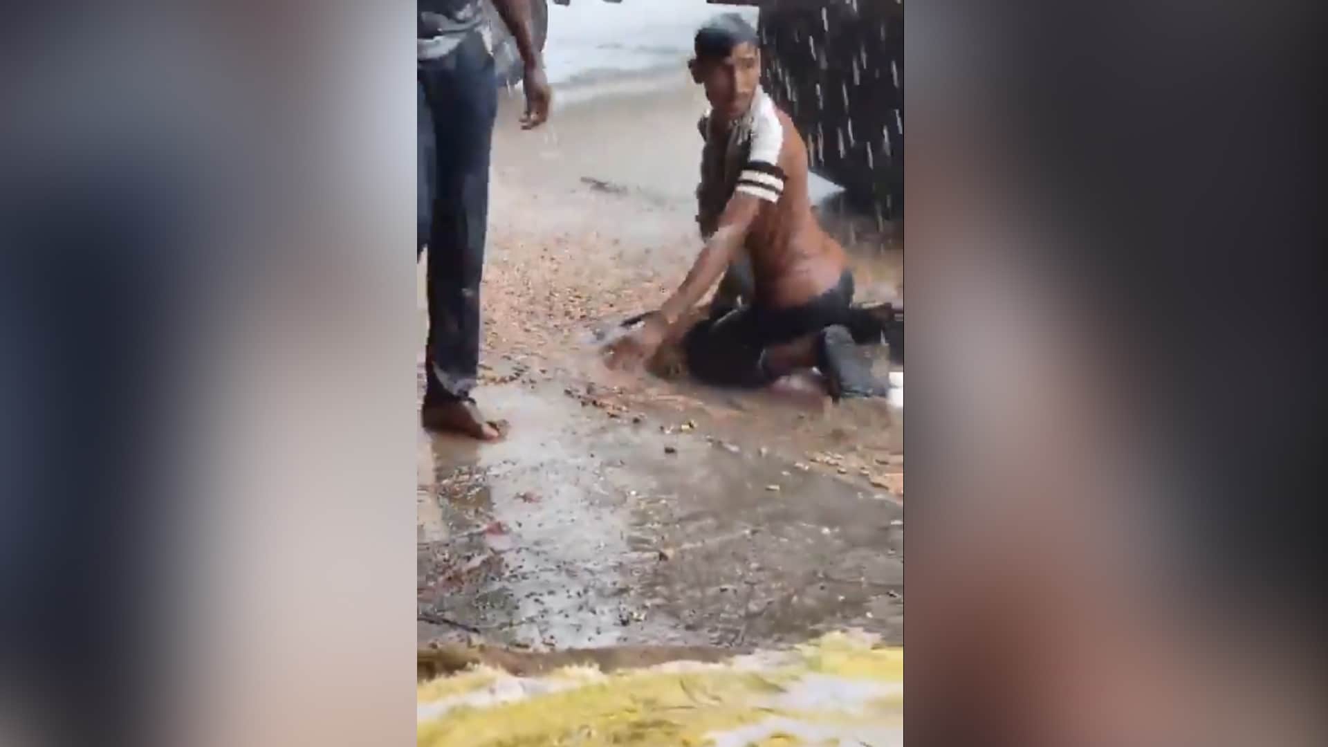 Video: Farmer's Desperate Bid To Save Crop Amid Rain, Then A Minister's Call