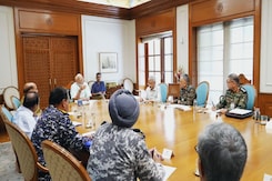 Key Meet Underway At PM's Residence, NSA, Air, Navy Chiefs Present Key Meet Underway At PM's Residence, NSA, Air, Navy Chiefs Present