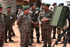 Army Chief Witnesses Firepower Demo Of Drone Used In Operation Sindoor Army Chief Witnesses Firepower Demo Of Drone Used In Operation Sindoor
