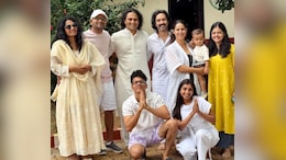 Vikrant Massey Visits Sri Sri Ravi Shankar's Art Of Living Ashram. Bonus - Glimpse Of Son Vardaan