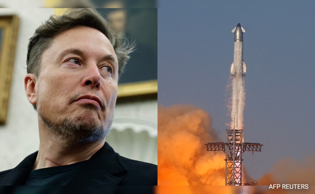 Elon Musk Reveals What Led To SpaceX Starship Crash Into Indian Ocean