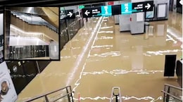Mumbai Metro 3 : भुयारी मेट्रोला पावसाचा फटका, 16 दिवसांपूर्वीच झालं होतं उद्घाटन;  स्थानकात आता पाणीच पाणी