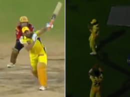 MS Dhoni Slams Six, Gets Caught By Ravindra Jadeja. Unique Celebration Follows - Watch MS Dhoni Slams Six, Gets Caught By Ravindra Jadeja. Unique Celebration Follows - Watch
