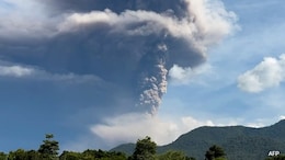Indonesia Volcano Spews Colossal Ash Tower, Seen 10,000 Metres Above Summit