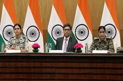 "India Hit Targets At Multiple Pak Bases": Government's Special Briefing "India Hit Targets At Multiple Pak Bases": Government's Special Briefing