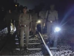 Train Accident Averted In UP After Wooden Blocks Found On Track Train Accident Averted In UP After Wooden Blocks Found On Track