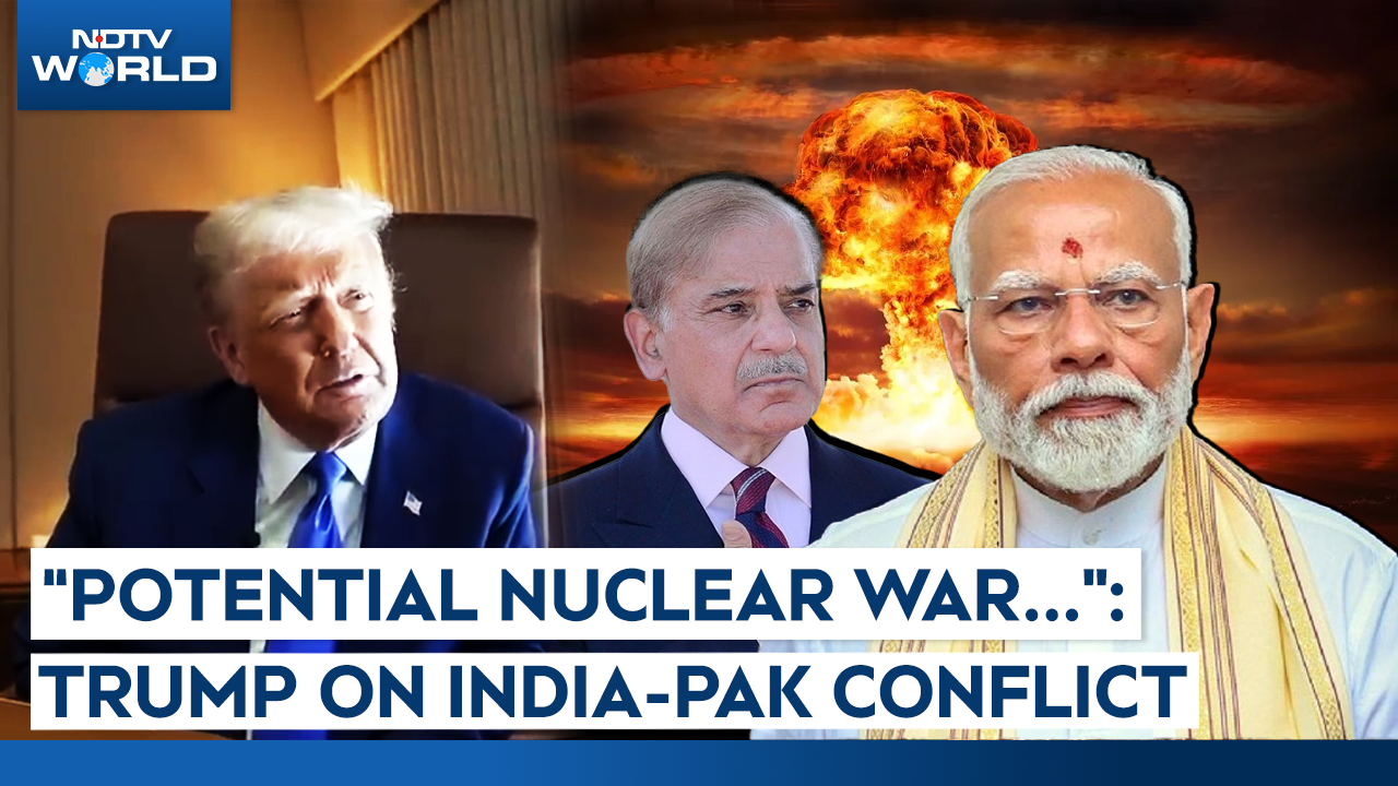 "Potential Nuclear War...": Trump On India-Pak Conflict | Air Force One Interview