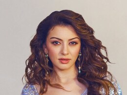 Hansika Motwani Steals A Million Hearts In A Blue-Sequinned Saree