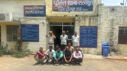 राजस्थान से UP बूचड़खानों में भेजे जा रहे थे 39 जिंदा पशु, 4 गाड़ियों के साथ 8 लोग हुए गिरफ्तार