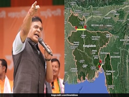 Himanta Sarma Shares Map With Bangladesh's "2 Vulnerable Chicken Necks" Himanta Sarma Shares Map With Bangladesh's "2 Vulnerable Chicken Necks"