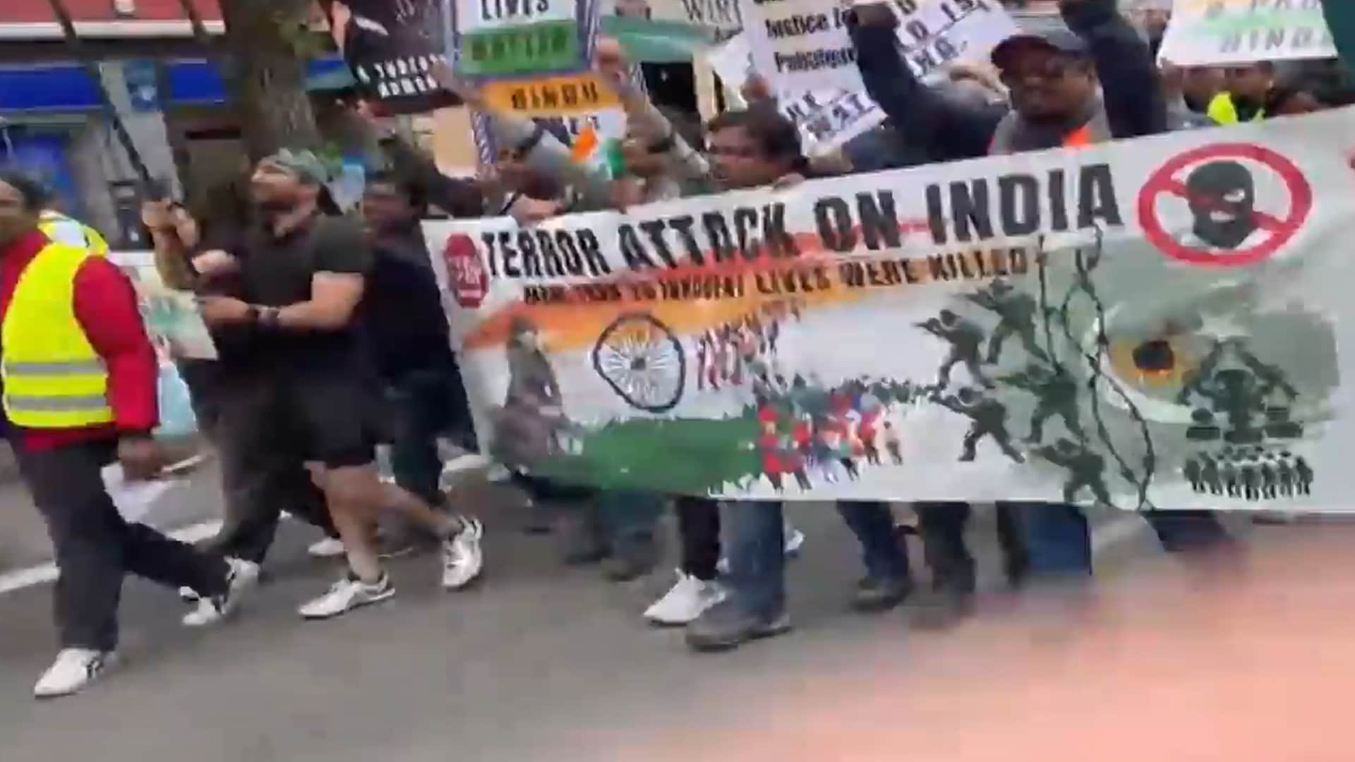 Pahalgam Terror Attack: Indian Community Takes Out Protest March In Munich