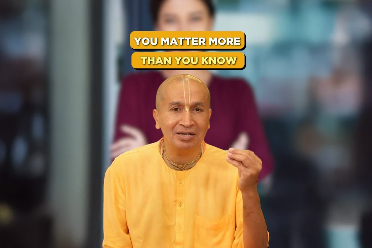 Gauranga Das Shares Insights: The Importance of Self-Value