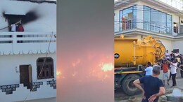 Ajmer: मकान की तीसरी मंजिल पर लगी भीषण आग, फायरबिग्रेड की गाड़ी न होने से सीवरेज वाहन से बुझाई आग, टला बड़ा हादसा