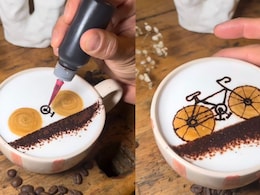 Watch: Artist Creates Bicycle-Inspired Latte Art, Internet Says "Too Pretty To Sip" Watch: Artist Creates Bicycle-Inspired Latte Art, Internet Says "Too Pretty To Sip"