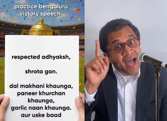 Viral: Chatur From 3 Idiots Delivers Foodie Speech For RCB, Courtesy: Swiggy Viral: Chatur From 3 Idiots Delivers Foodie Speech For RCB, Courtesy: Swiggy