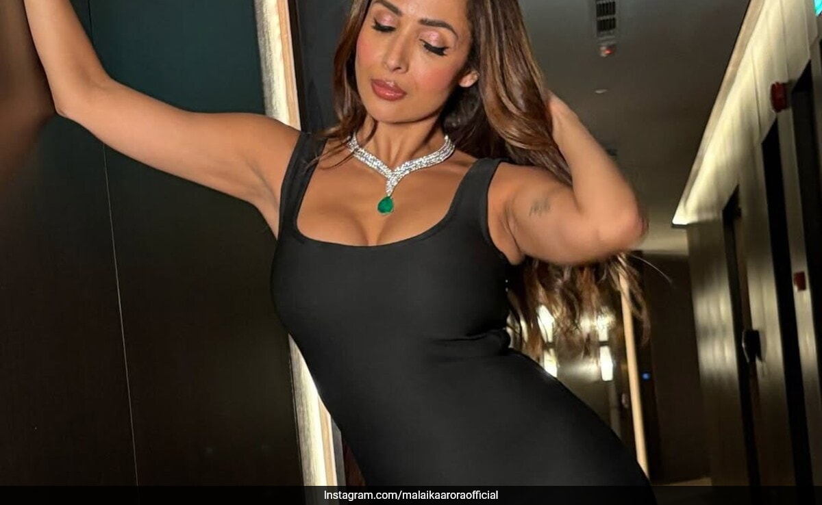Malaika Arora Takes Her Fashion Game To New Heights In A Black Bodycon Gown