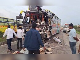 महाराष्ट्र के लातूर में भीषण सड़क हादसा, 2 की मौत, 18 घायल 