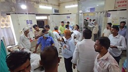 राजस्थान में शोकसभा के दौरान बड़ा हादसा, बिजली का तार गिरने से करंट की चपेट में आए 10 लोग