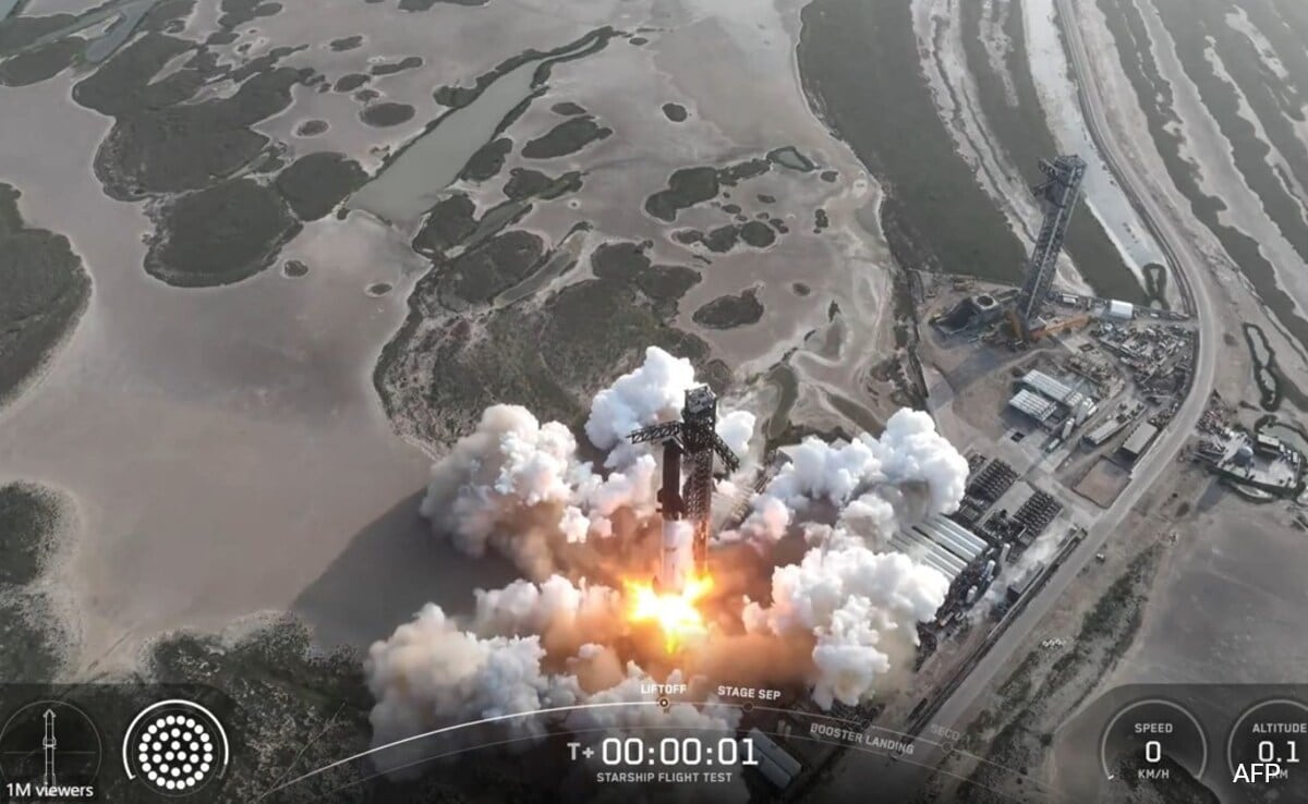 Вашингтон Starship футуристичната ракета за прототип на SpaceX на която