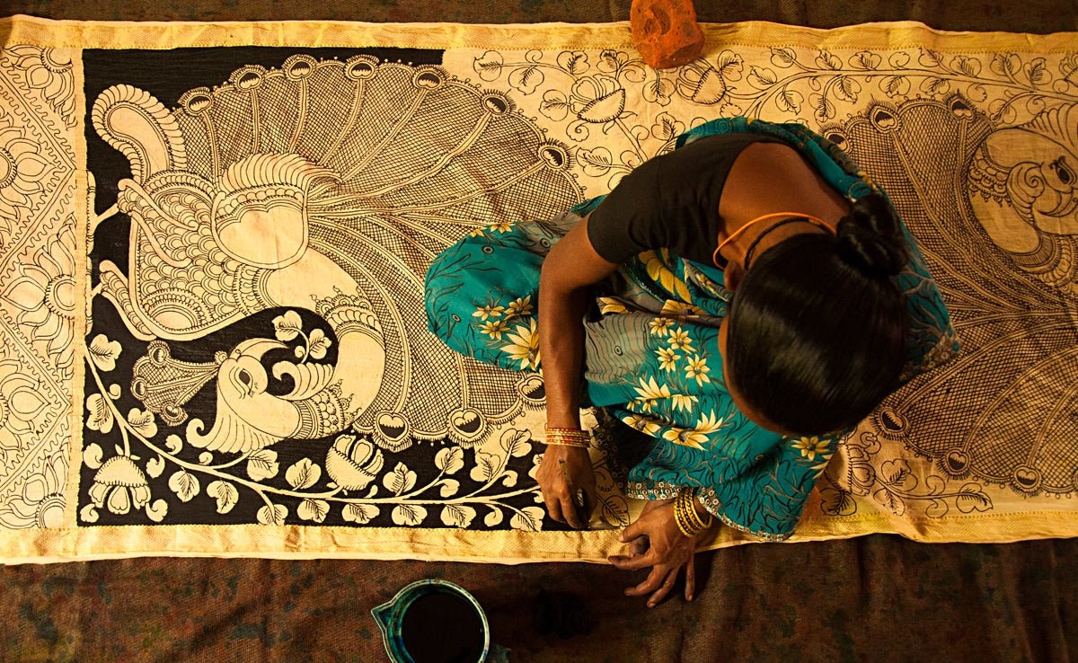 Kalamkari art. Photo: Courtesy of Sooti Syahi Kalamkari art. Photo: Courtesy of Sooti Syahi