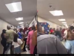 Video: US School Event Turns Into Chaos As Parents Exchange Punches In Mass Brawl