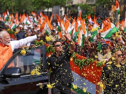 In Pics: PM Modi's Mega Roadshow In Vadodara, First After Op Sindoor