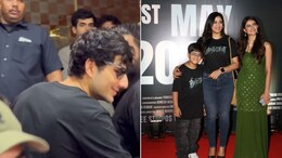 Ibrahim Ali Khan Shows Up At Rumoured Girlfriend Palak Tiwari's <i>The Bhootnii</i> Screening