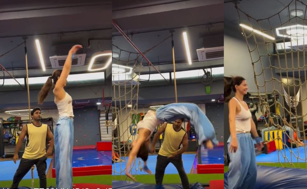 Disha Patani aces the back flip. Photo: Instagram/dishapatani Disha Patani aces the back flip. Photo: Instagram/dishapatani