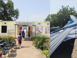 CM School Jatan Yojana से खिलवाड़, यहां एक आंधी में ही उड़ गई सरकारी स्कूल की टीन शेड CM School Jatan Yojana से खिलवाड़, यहां एक आंधी में ही उड़ गई सरकारी स्कूल की टीन शेड