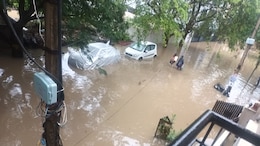 Waterlogging After Heavy Rain In Bengaluru, MLA Visits Affected Area On Bulldozer