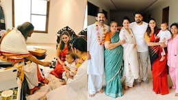 Vikrant Massey Meets Sri Sri Ravi Shankar At Bengaluru Ashram. Hina Khan's There As Well