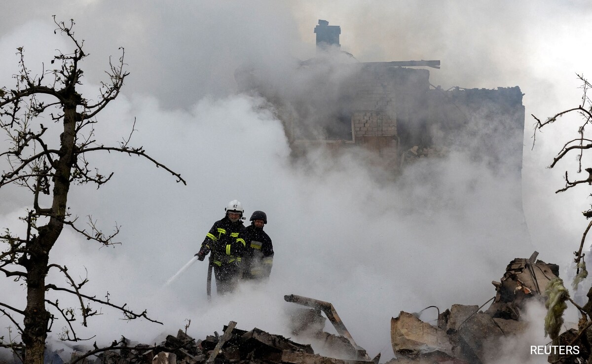 Киев Русия изстреля най големия си бараж по дронове на Украйна