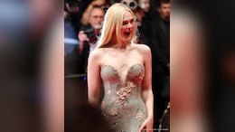 Elle Fanning Makes A Dazzling Entry At The Cannes 2025 Red Carpet In An Armani Prive Gown