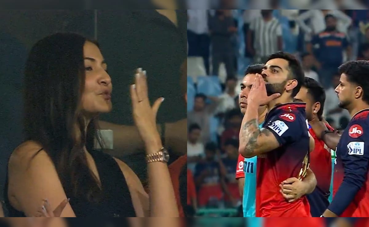 Virat Kohli, Anushka Sharma Share Romantic Moment After RCB's Record Chase Against LSG