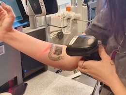 Watch: Woman Gets Barcode Tattoo That Can Actually Be Scanned, Wows Internet Watch: Woman Gets Barcode Tattoo That Can Actually Be Scanned, Wows Internet