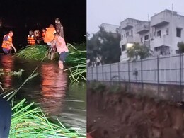 Maharashtra Rain : पावसामुळे दाणादाण, नीरा डावा कालवा फुटला, बारामतीतील 3 इमारती खचल्या 