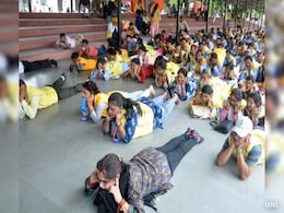 Mock Drill At Mumbai's Cross Maidan Simulates Air Strike Scenario Mock Drill At Mumbai's Cross Maidan Simulates Air Strike Scenario