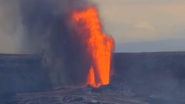 Watch: Kilauea Volcano Spews 'Lava Fountain' 1,000 Feet Above Hawaii