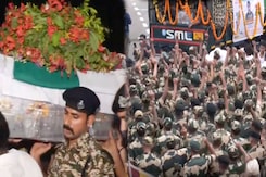 Last Rites Of BSF Constable Held With State Honours In Imphal Last Rites Of BSF Constable Held With State Honours In Imphal