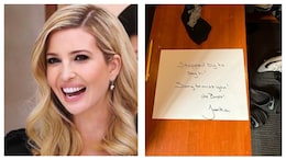 Ivanka Trump Leaves Sweet Note In Football Player's Locker Room After He Called Her "Beautiful"
