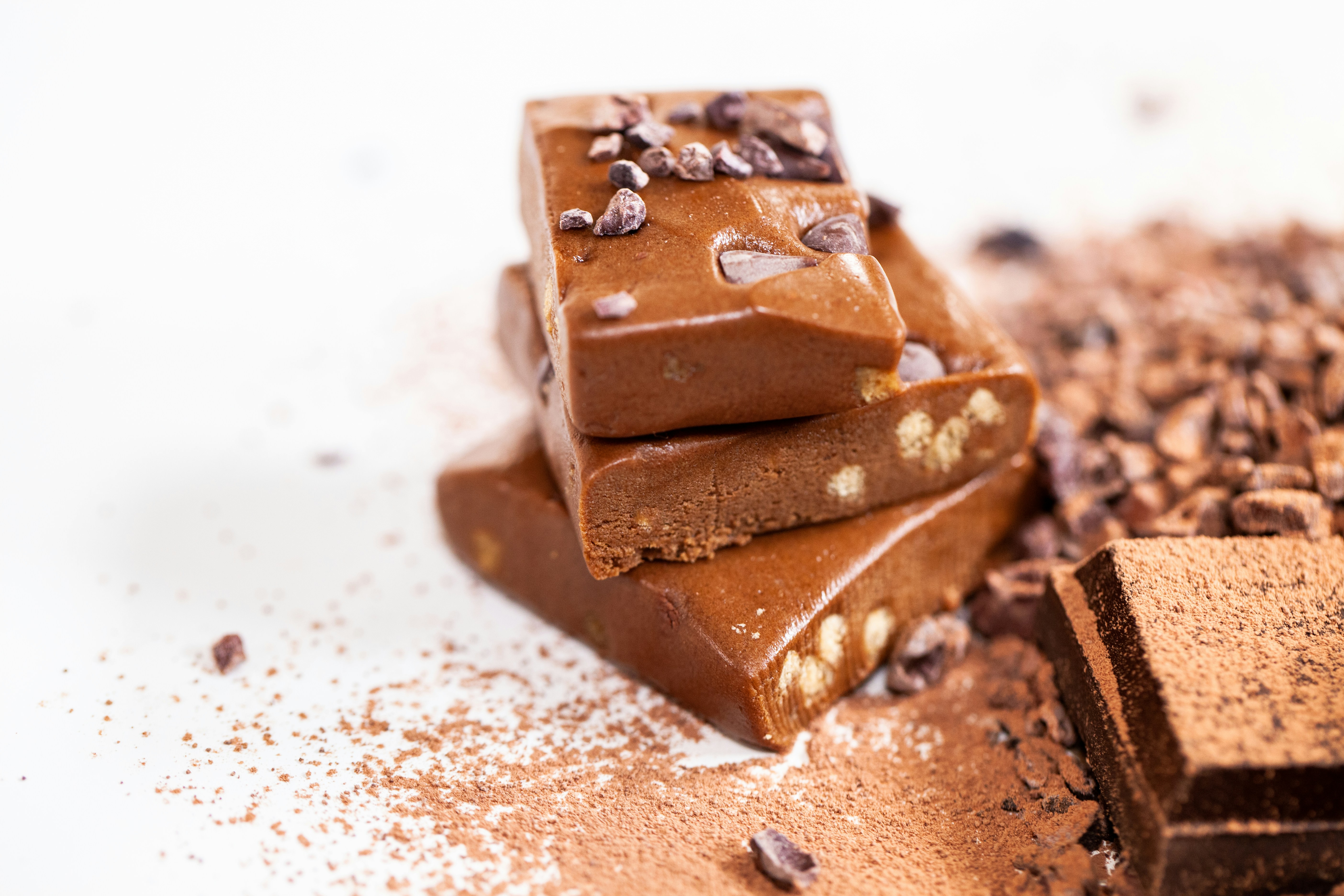 Once firm, cut into bars and enjoy this healthy Rakhi treat